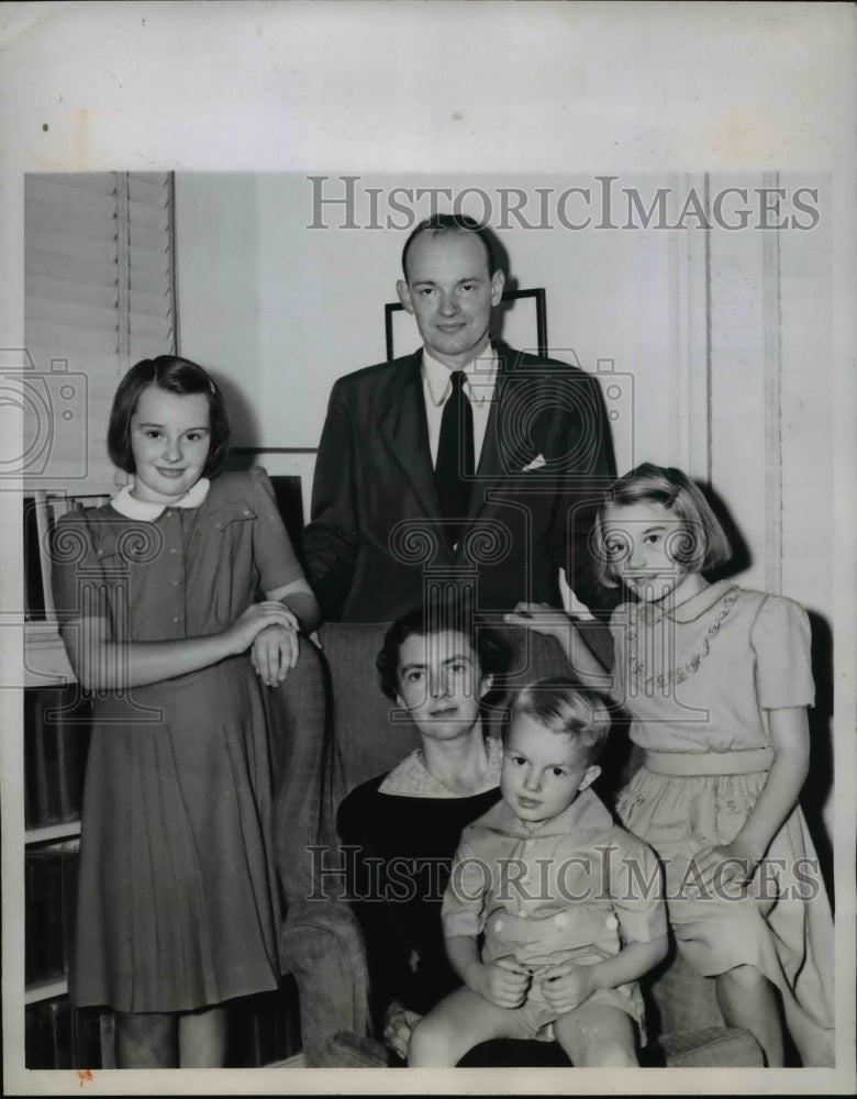 1945 Press Photo John Sloan Dickey New President-Elect Of Darthmouth College