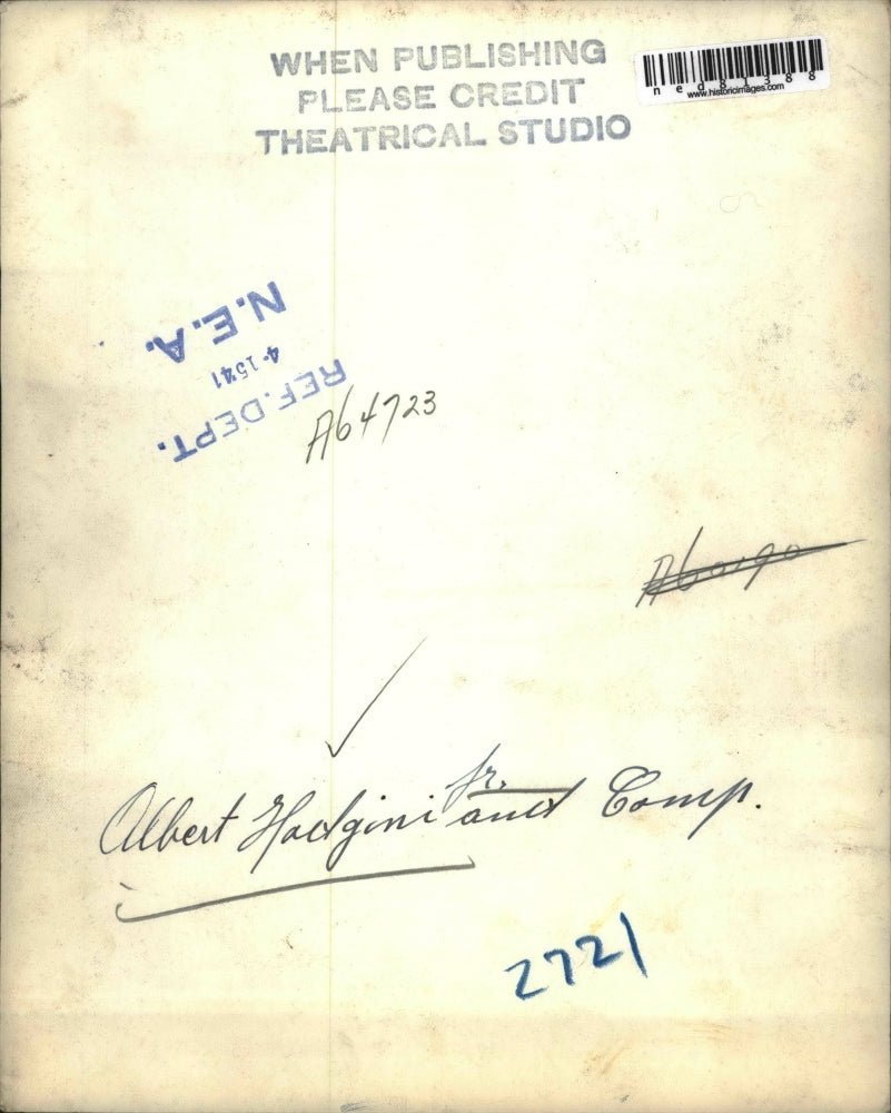 1941 Press Photo Albert Haclgini Jr.