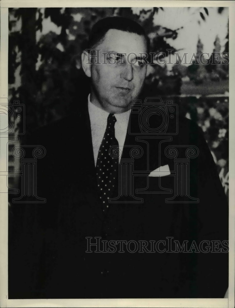 1935 Press Photo Judge King Swope named by the Republicans to opposed Chandler