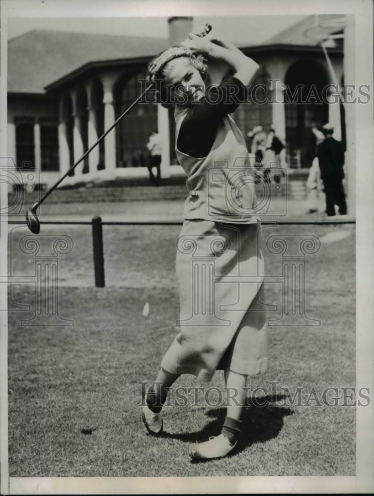 1937 Press Photo Virginia Guilfoil of Syracuse, N.Y.- Historic Images