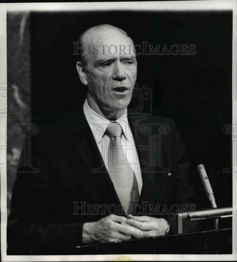 Load image into Gallery viewer, 1970 Press Photo Canada's External Affairs Secretary Mitchell Sharp

