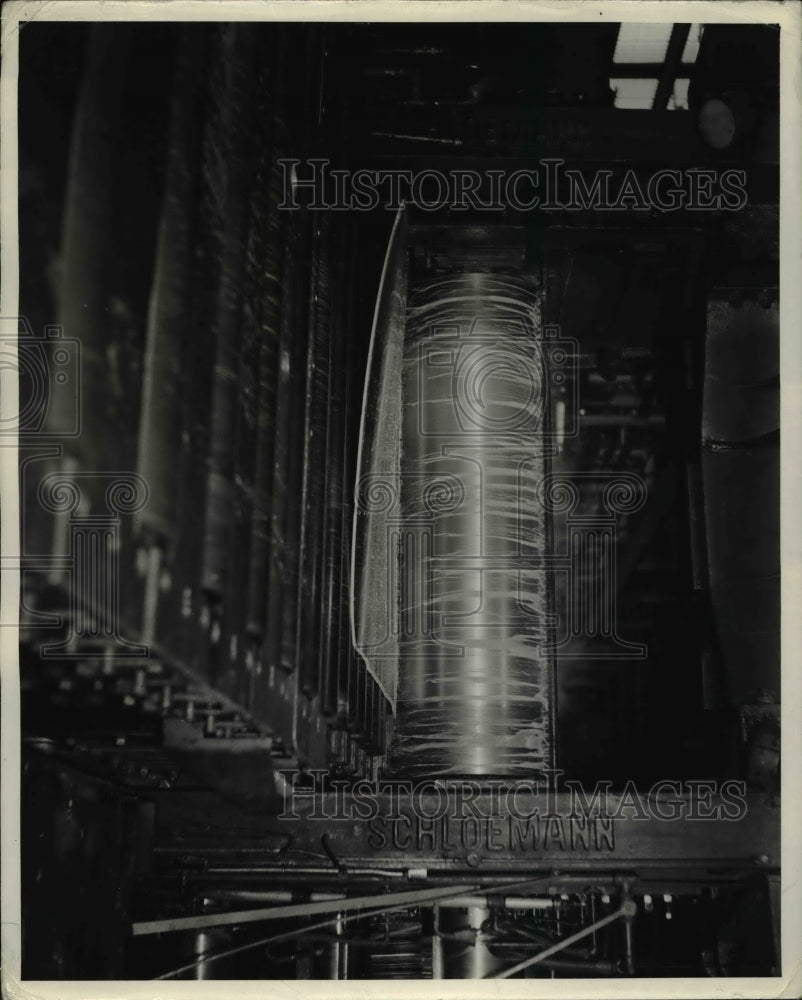 1942 Press Photo Production of Sheet Aluminum in the Alcoa, Tennessee