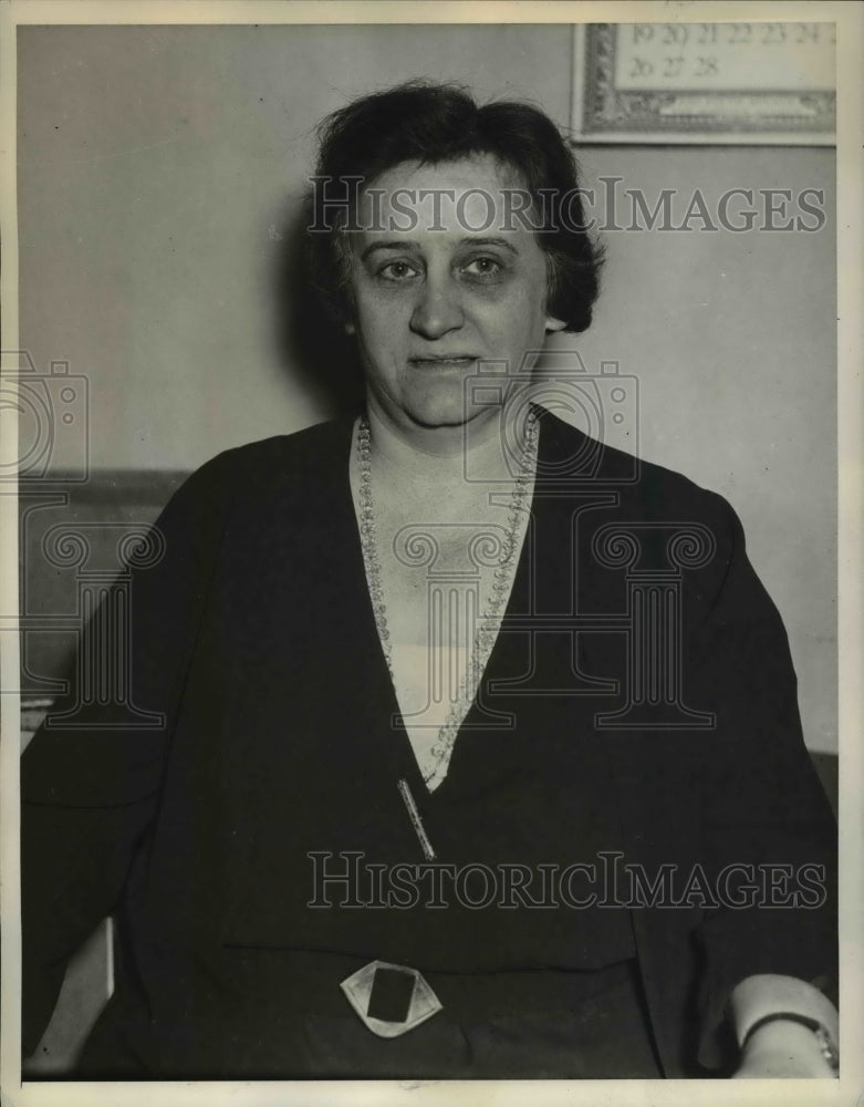 1933 Press Photo Mrs. Malirua Thompson, secretary of Mr. Roosevelt