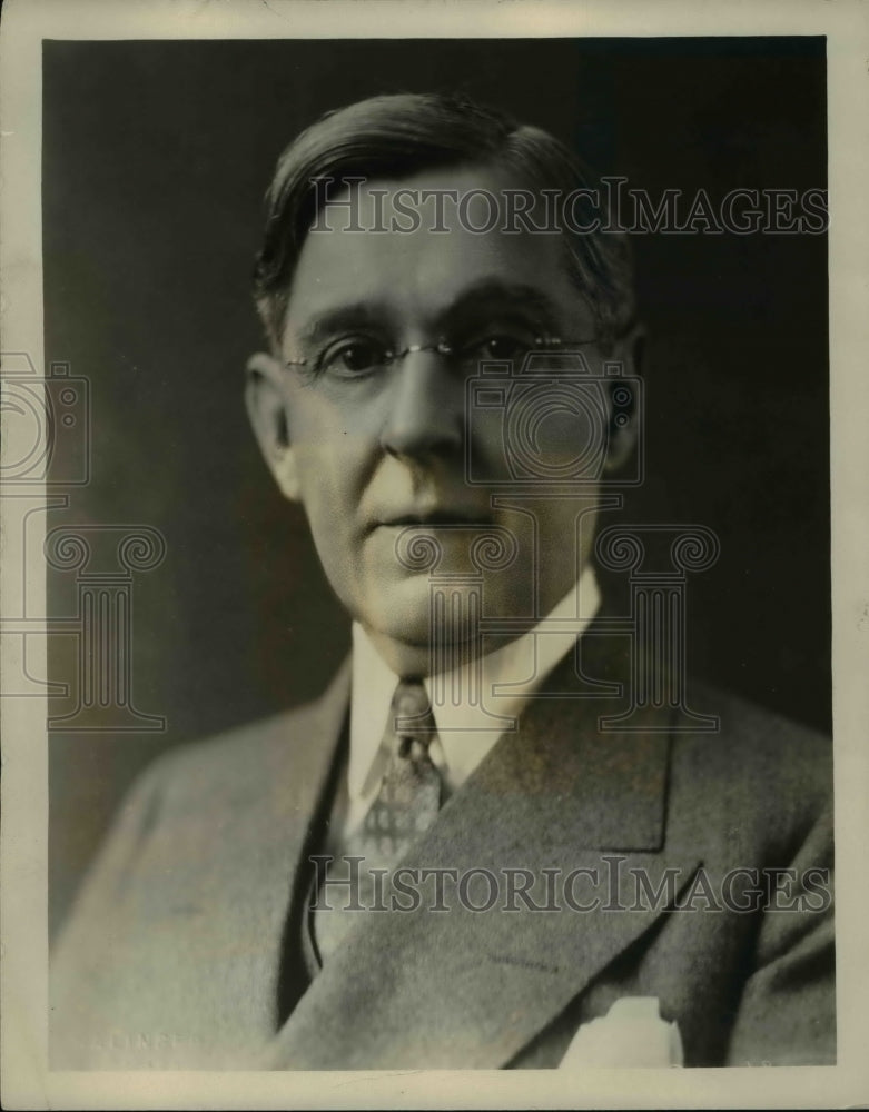 1931 Press Photo Marshall Sampsell, Associated Telephone Utilities Co. president