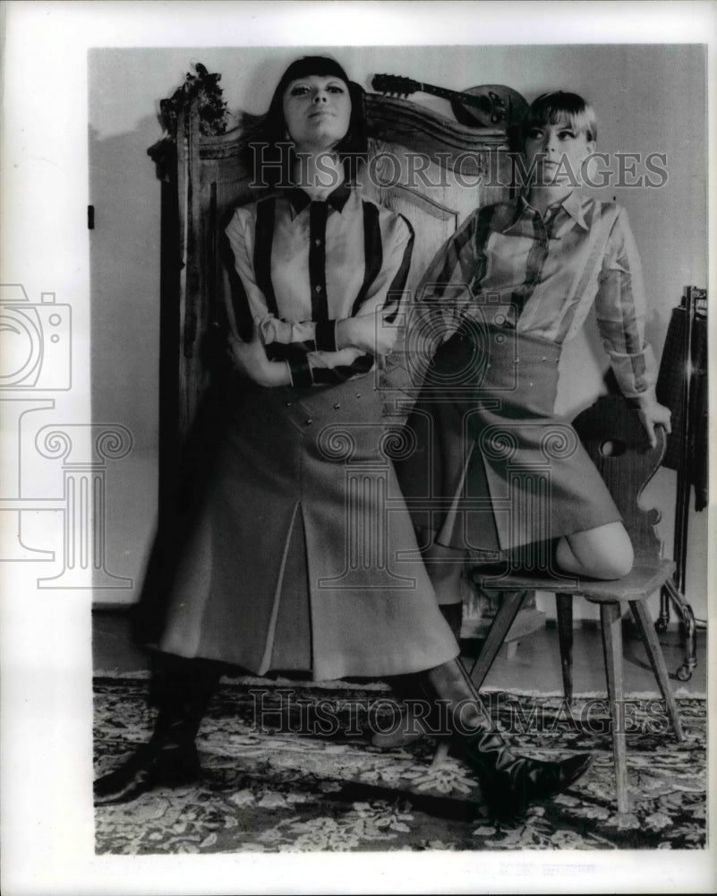 1967 Press Photo Munich the Zhivago look is the darnier cri of a Fashion week
