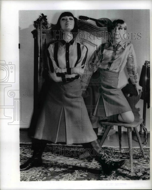 1967 Press Photo Munich the Zhivago look is the darnier cri of a Fashion week