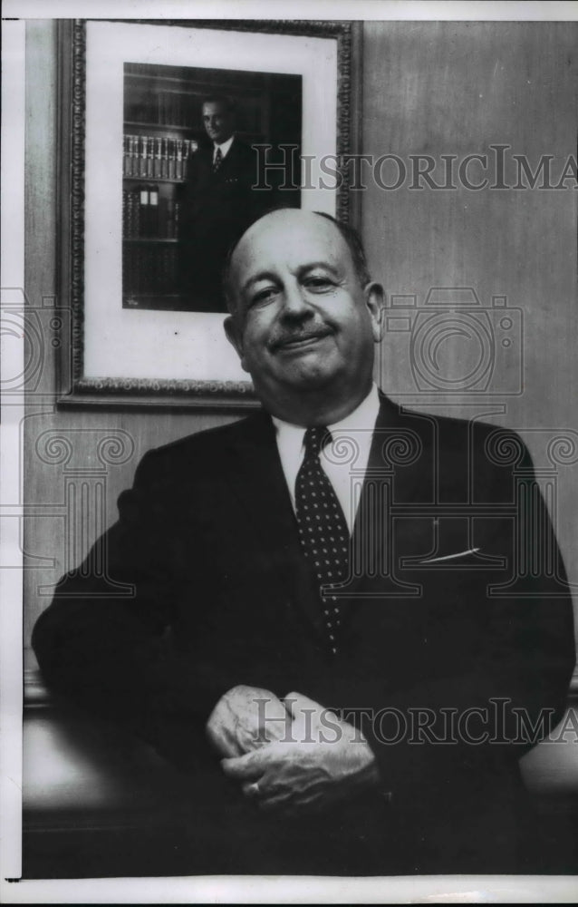 1957 Press Photo Edrin Weisl, New York Attorney named as the Senate Counsel