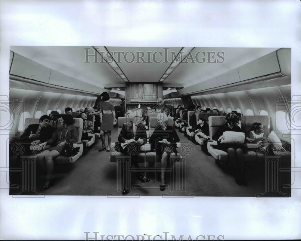 1970 Press Photo Expanded dimensions of McDonnell Douglas DC-10's wide bodied