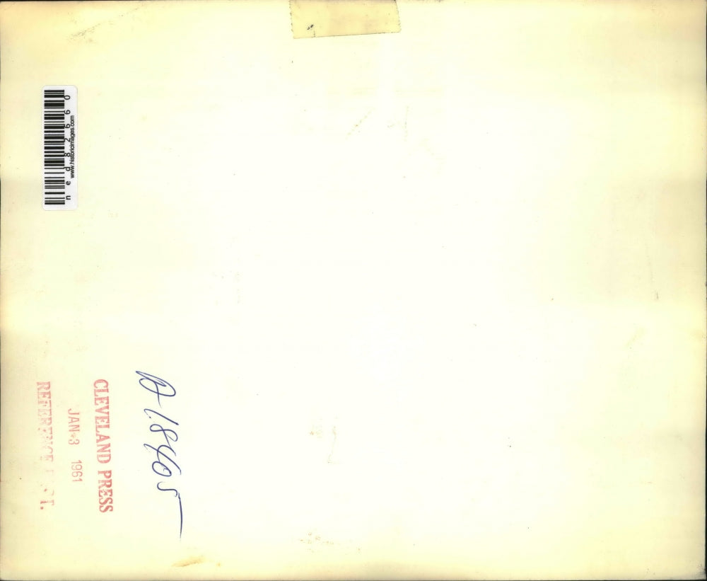 1961 Press Photo The Man Who Wagged His Tail