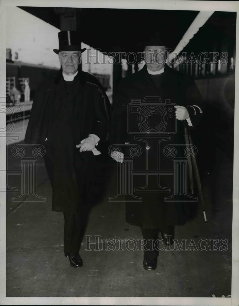 1935 Press Photo Bishop James Freeman Most Reverend William Temple in Washington