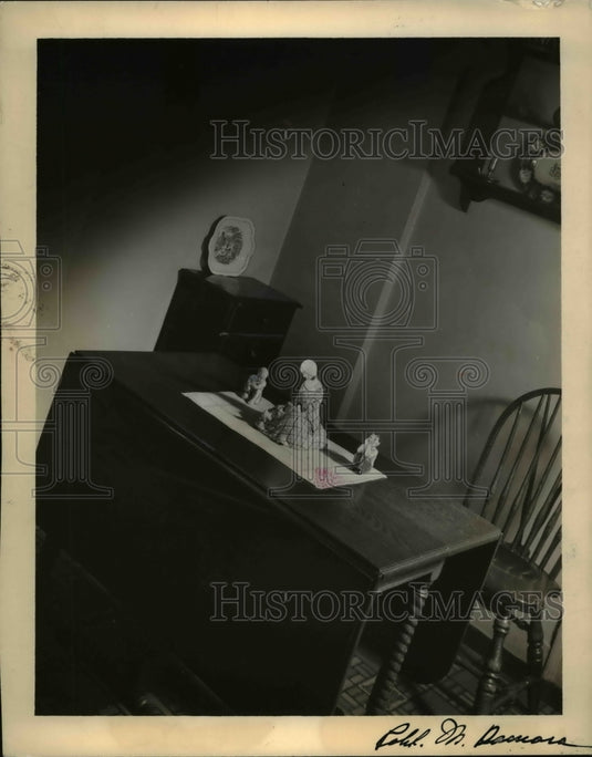 1936 Press Photo Group of 3 Lenci Ceramics from Lenart Import, Ltd.