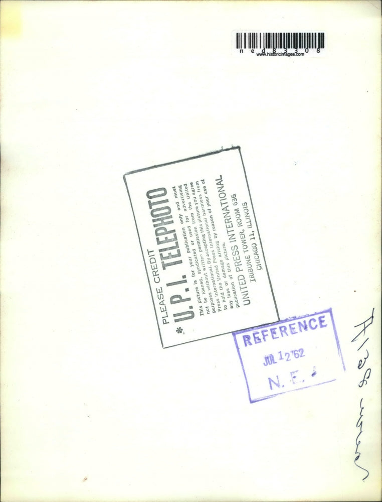 1962 Press Photo The nation's worst highway disaster that killed seven people