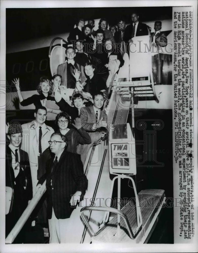 Load image into Gallery viewer, 1959 Press Photo San Francisco 22 high school students and faculty members
