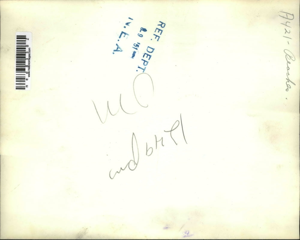 1951 Press Photo Chicago Crowds of people at beaches as temps reach 90'