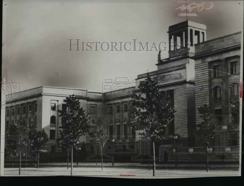 1954 Press Photo Soviet Embassy in East Berlin Germany