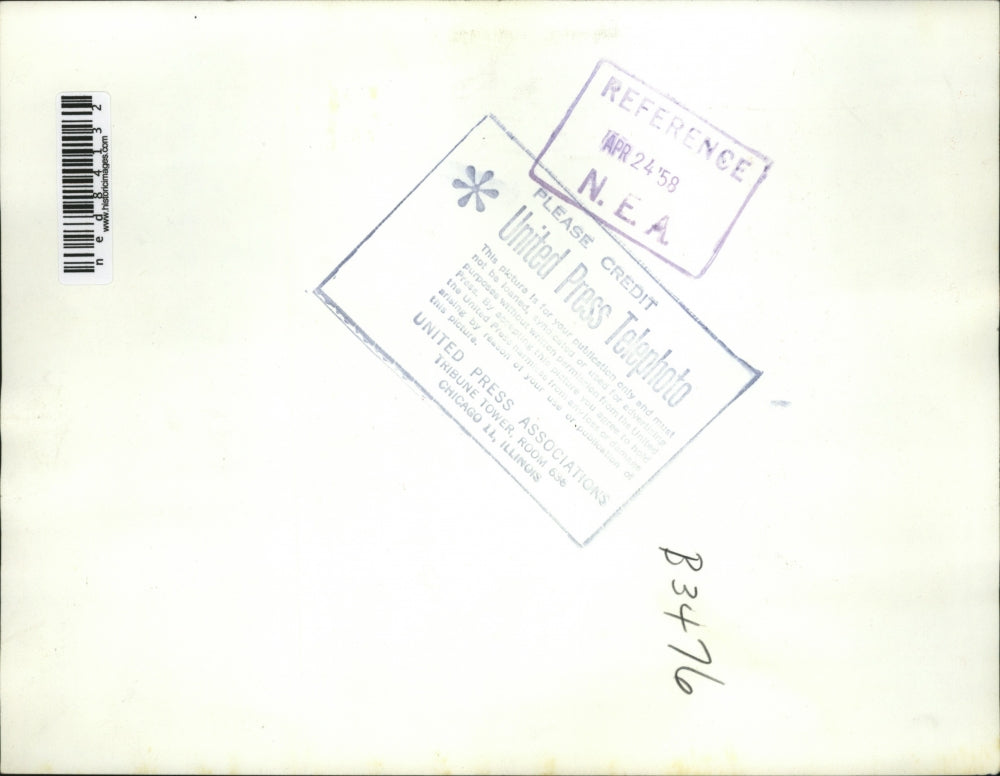 1958 Press Photo Billy Key, Mason Randolph and Harold Moore at Delray Beach