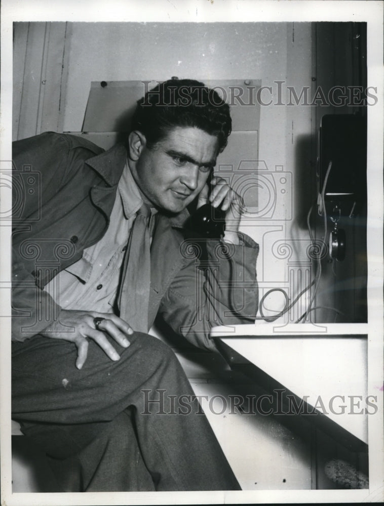 1945 Press Photo Trans-Atlantic Telephone Service by Frank L. Spencer