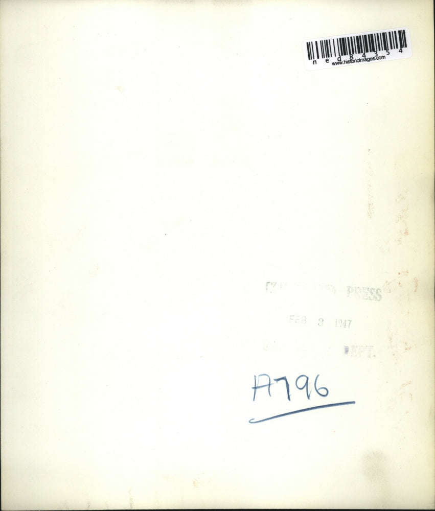 1947 Press Photo Member of the International Brotherhood of Electrical Workers