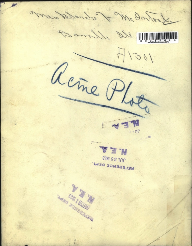 1923 Press Photo Mrs Blanche McIntoal Danville Illinois