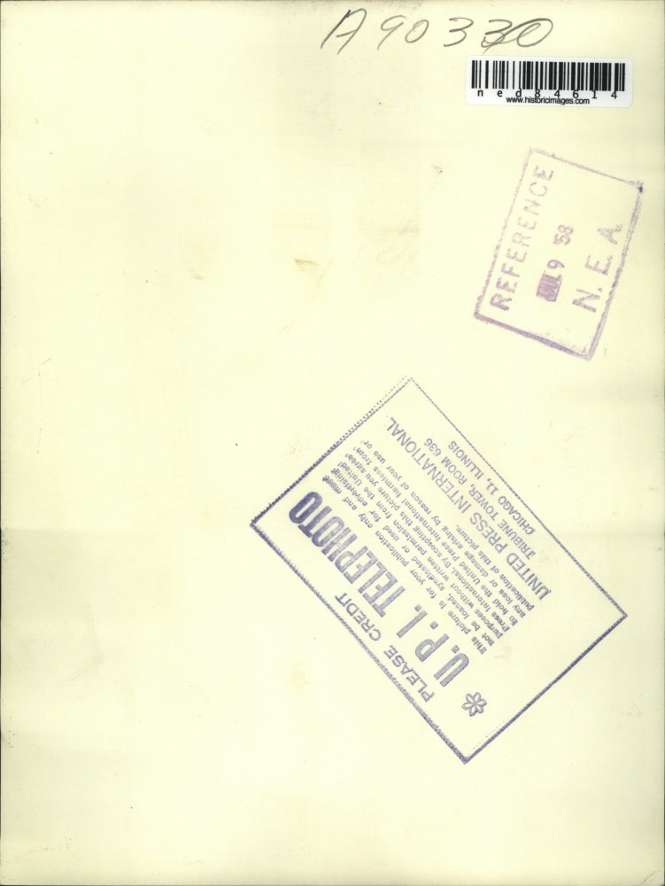 1958 Press Photo Willie Burnett after downtown Dallas shooting spree.