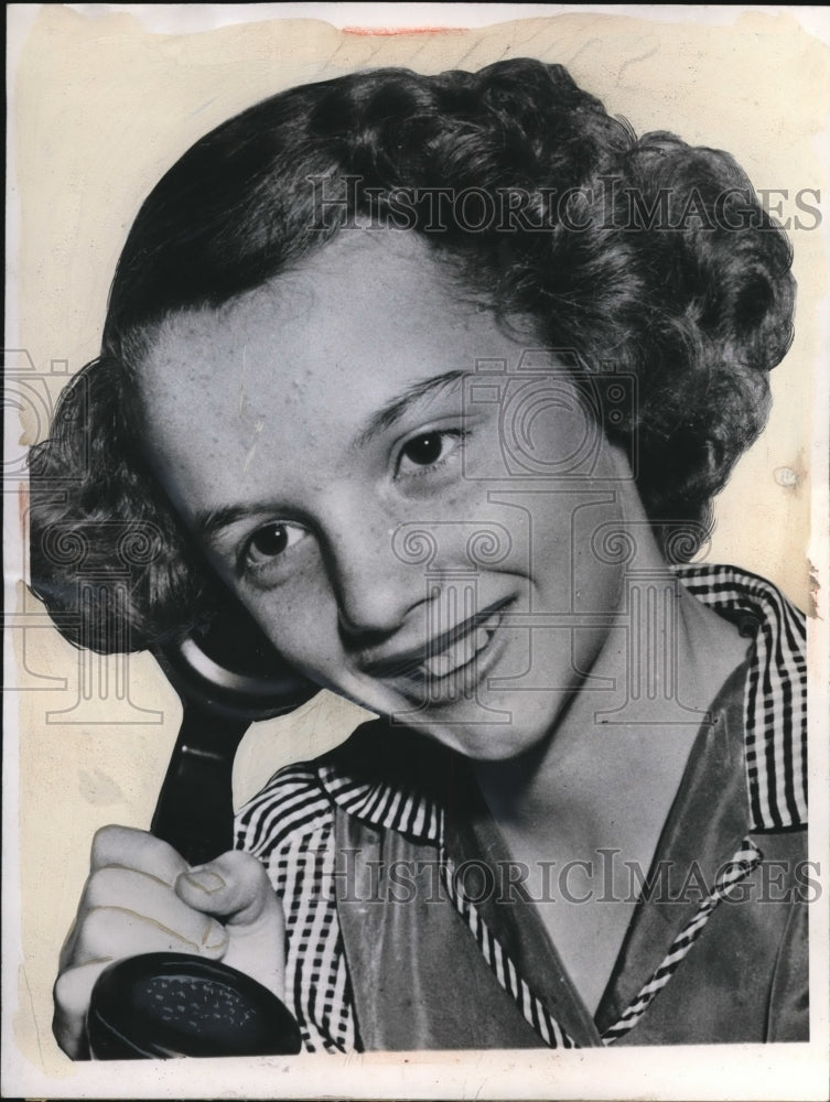 1947 Press Photo Minneapolis MN Joyce Ann Berger deaf girls hearing returned