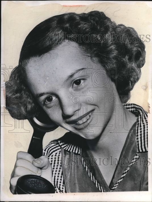 1947 Press Photo Minneapolis MN Joyce Ann Berger deaf girls hearing returned