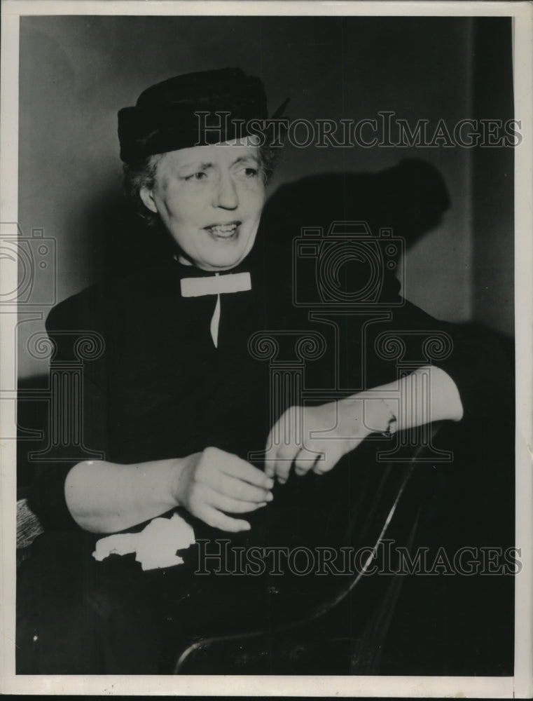 1938 Press Photo Mrs. Harold C. Zeis is expected to take stand in defense