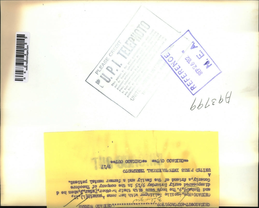 1962 Press Photo Lucille Zillinger with sons Kenneth & Richard