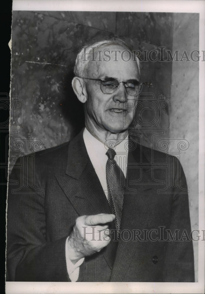 1954 Press Photo Washington Sen.Arthur D Watkins Chairman of the Senate Censure
