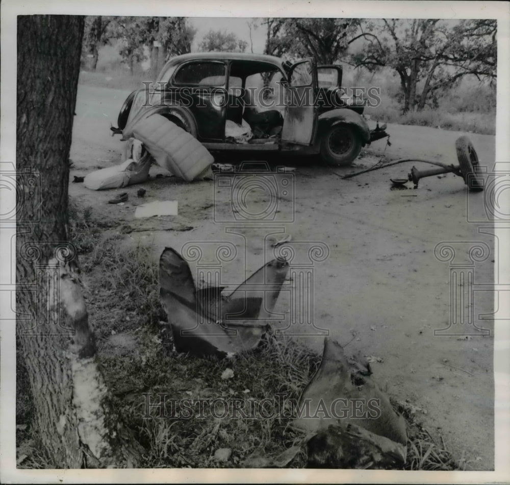 1953 Press Photo Phillip Stranger Was Reported To Be Injured From Accident