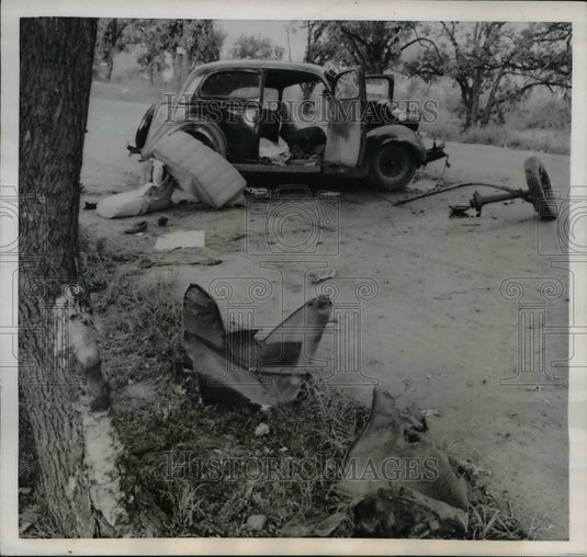 1953 Press Photo Phillip Stranger Was Reported To Be Injured From Accident