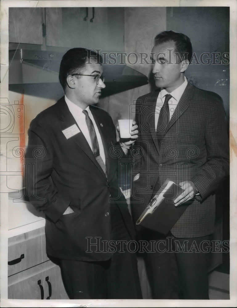 1952 Press Photo Jauvs Zieliuski Poland Ljubisa Adamovic Yugoslavia