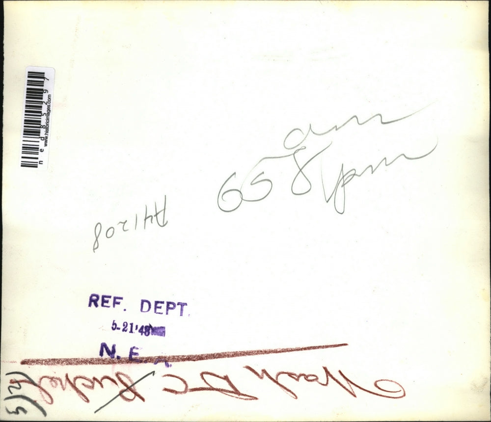 1948 Press Photo Democratic rights Committee members on a demonstration