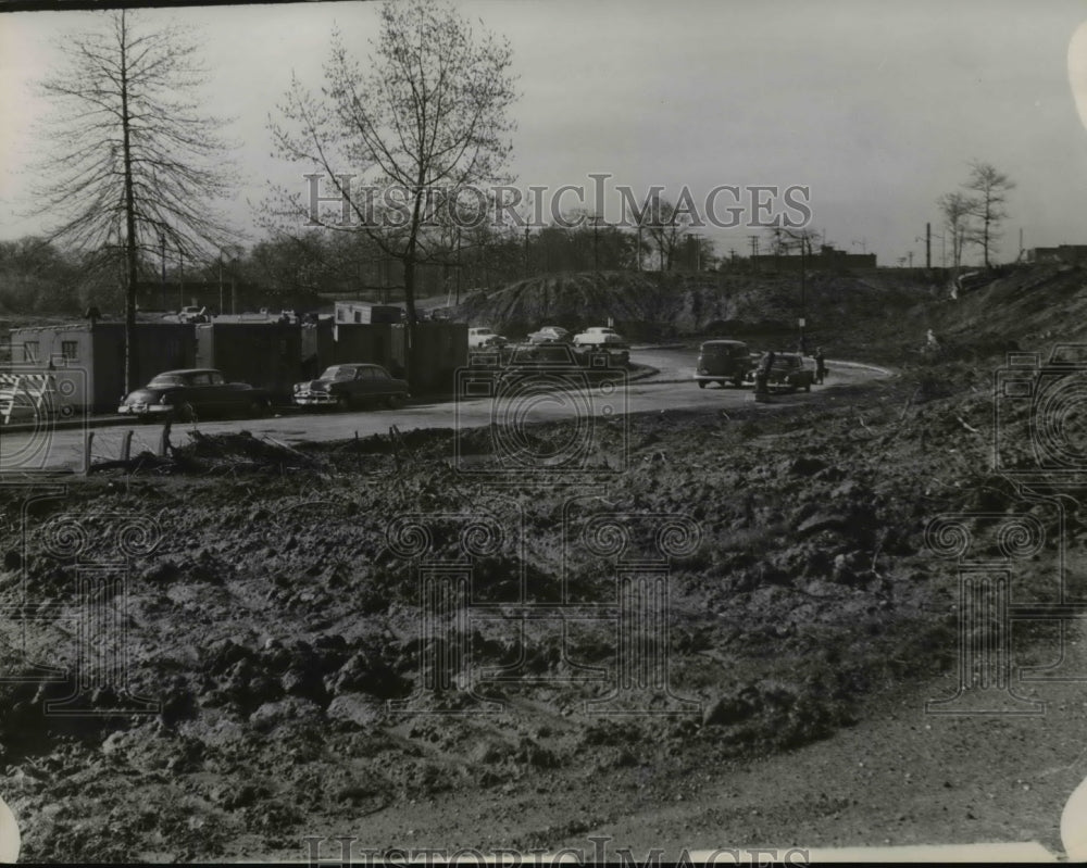 1951 Press Photo Shore Drive freeway look south from Gordon Road