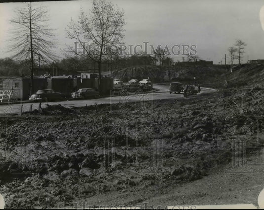 1951 Press Photo Shore Drive freeway look south from Gordon Road