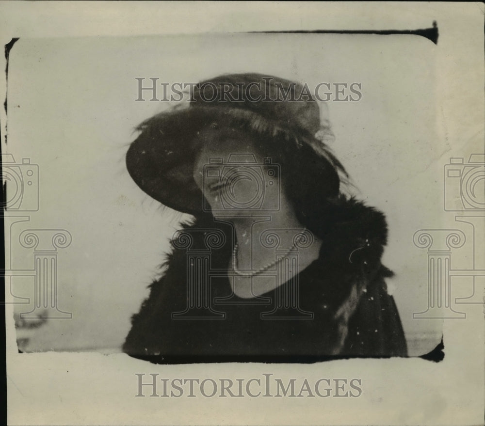 1922 Press Photo Ruth Vincent