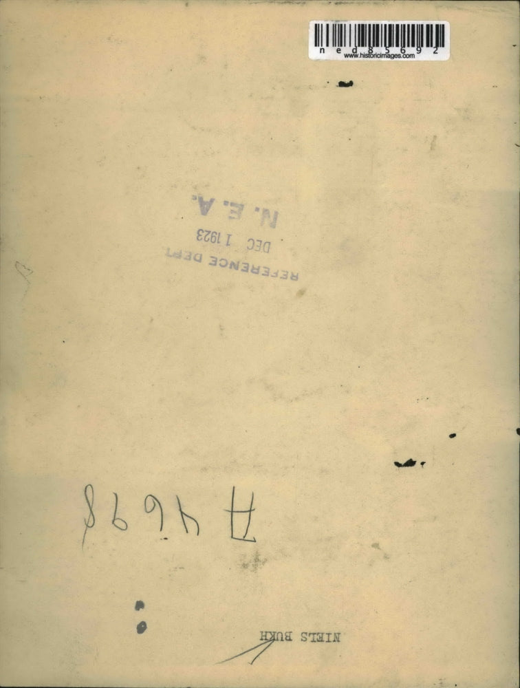 1923 Press Photo Niels Bukh