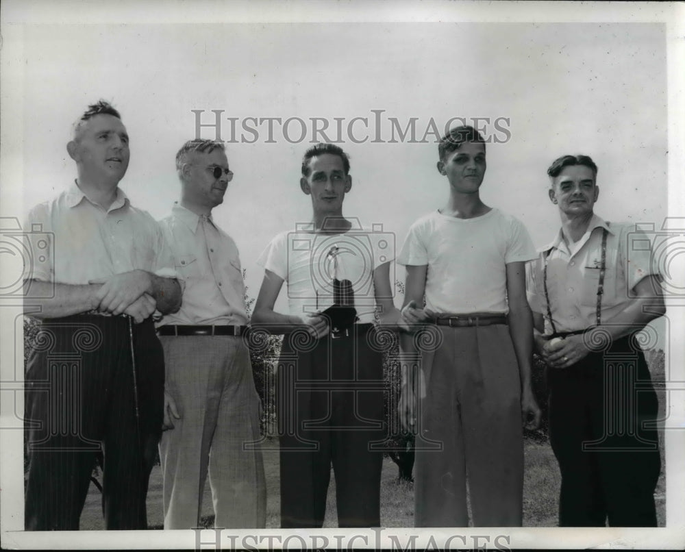 1946 Press Photo Entrants in International Golf Tournament for the blind- Historic Images