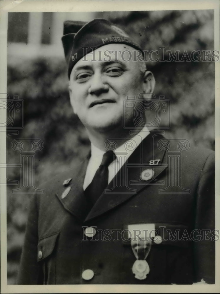 1931 Press Photo Stephen C. Garrity Elected State Commander American Legion