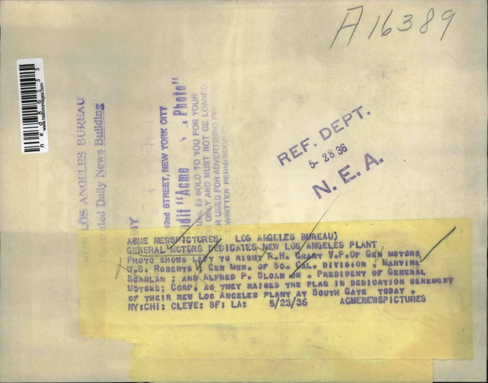 1936 Press Photo Photo shows RH Grant, W S Roberts, RH Grant,Marvin Scanlan and