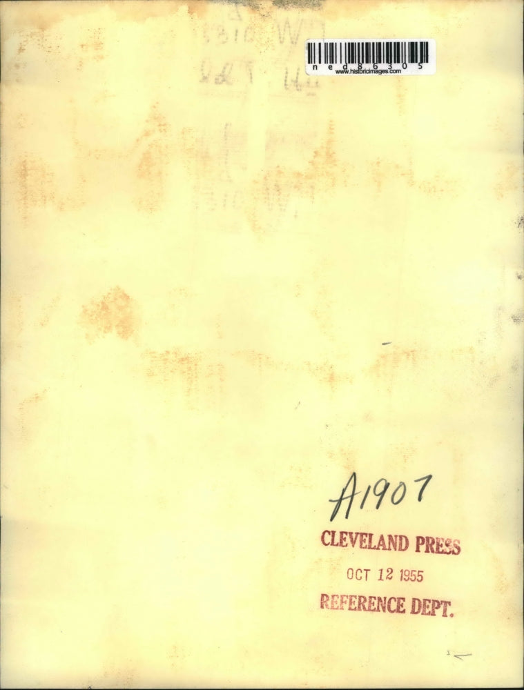 1955 Press Photo Lt. Andrew J.Kompanek Jr and US Marshall Thomas Reavey