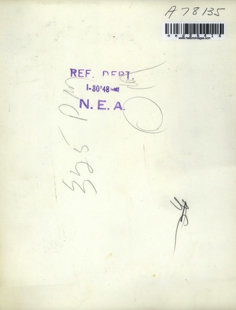 1948 Press Photo of Mrs. Clara Horner mother of Jaqueline Horner who was