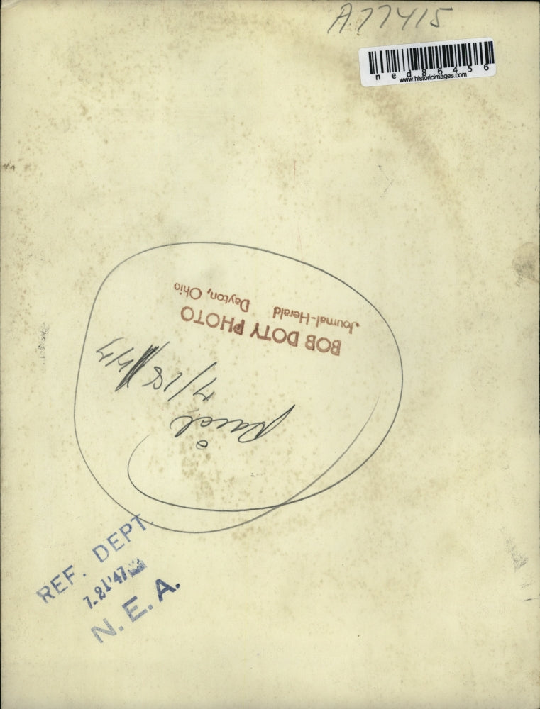 1947 Press Photo Robert Wright, 41-year-old habitual offender and escapee