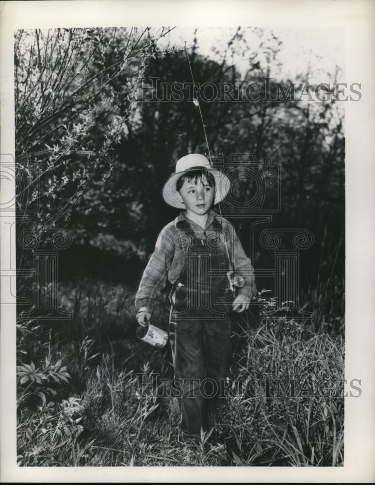 1948 Press Photo Davey Hook of South Zanesville