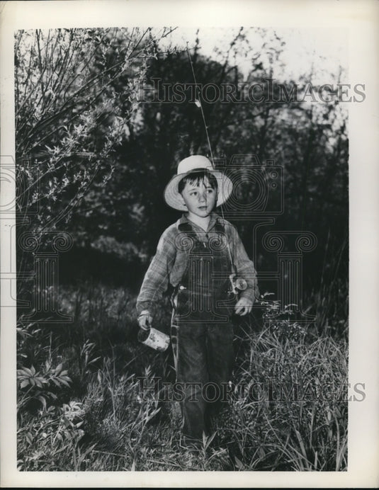 1948 Press Photo Davey Hook of South Zanesville