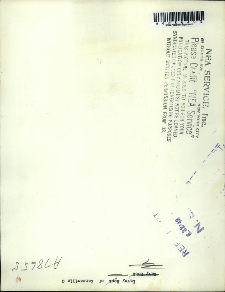 1948 Press Photo Davey Hook of South Zanesville