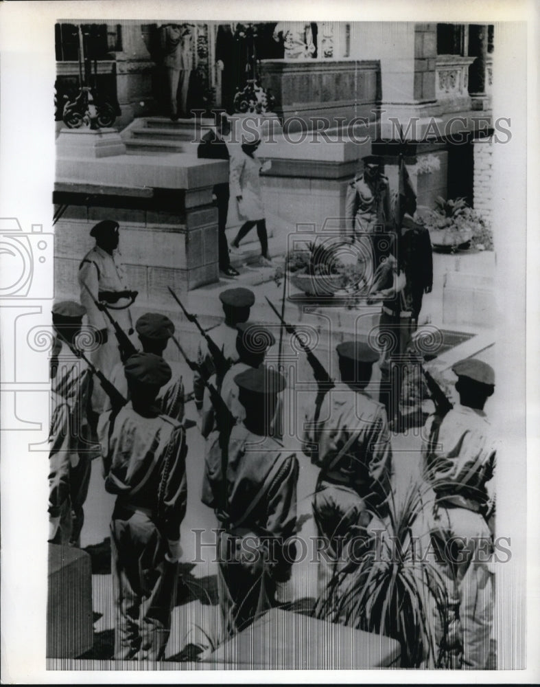 Load image into Gallery viewer, 1973 Press Photo of Mrs. Izabel Ursala Tichi. First Lady to the Ambassador of th
