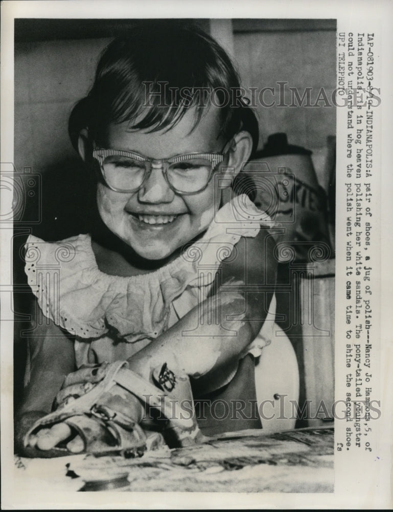 1959 Press Photo of Nancy Jo Hammons