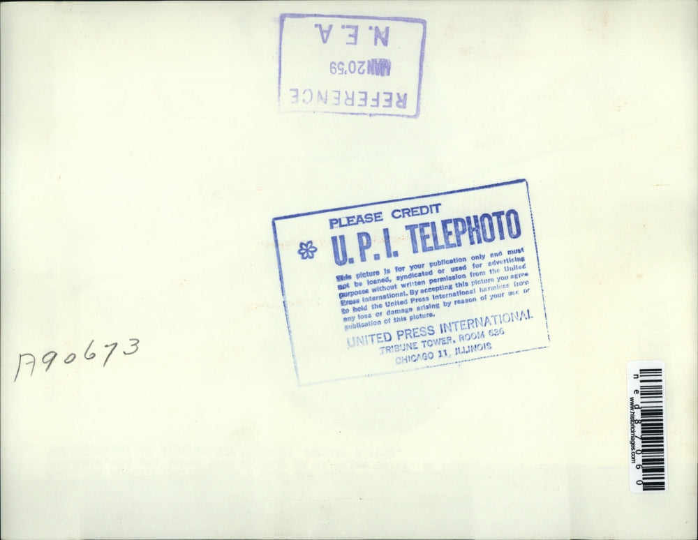 1959 Press Photo Daniel Lynn Thursten,one of FBI's Top Ten Most Wanted Fugitive