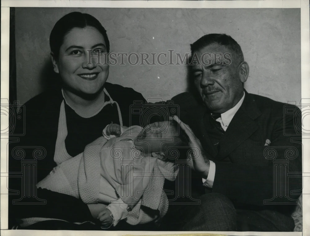 1936 Press Photo of the Exiled General and President of Mexico General Calles
